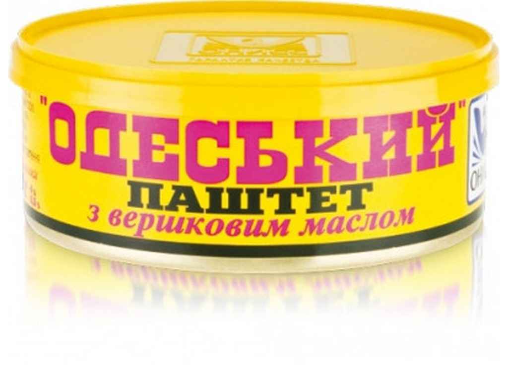 Паштет Одесський з вершковим маслом (пласт,кришка,ключ)240г ТМОНИСС Паштет Одесський з вершковим маслом (пласт,кришка,ключ)240г ТМОНИСС