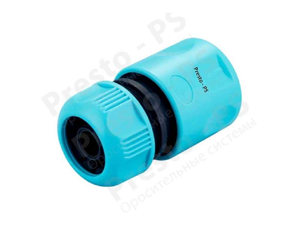 Коннектор 1/2 для шланга (blue) 7728 ТМ PRESTO-PS Коннектор 1/2 для шланга (blue) 7728 ТМ PRESTO-PS