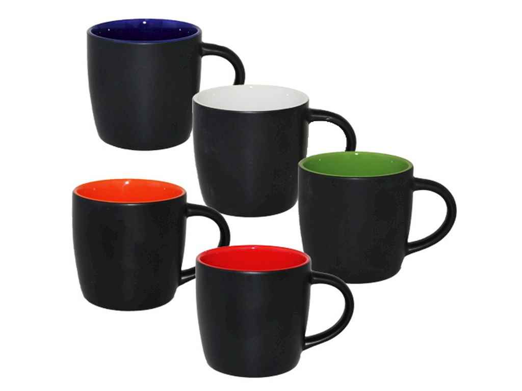 Чашка 330мл чорна мікс 040-01-57 ТМ SNT Чашка 330мл чорна мікс 040-01-57 ТМ SNT