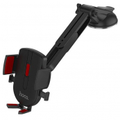 Автотримач для телефону затискач під вагою HOCO "CAD01" жорстка ніжка Black/Red. Изображение №5 Автотримач для телефону затискач під вагою HOCO "CAD01" жорстка ніжка Black/Red. Изображение №5
