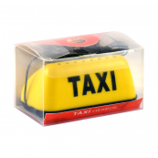 Фишка "TAXI" Желтая МИНИ (.10см х6см) с подсветкой от прикурки (скотч) на торпеду Т-008. Зображення №2 Фишка "TAXI" Желтая МИНИ (.10см х6см) с подсветкой от прикурки (скотч) на торпеду Т-008. Зображення №2