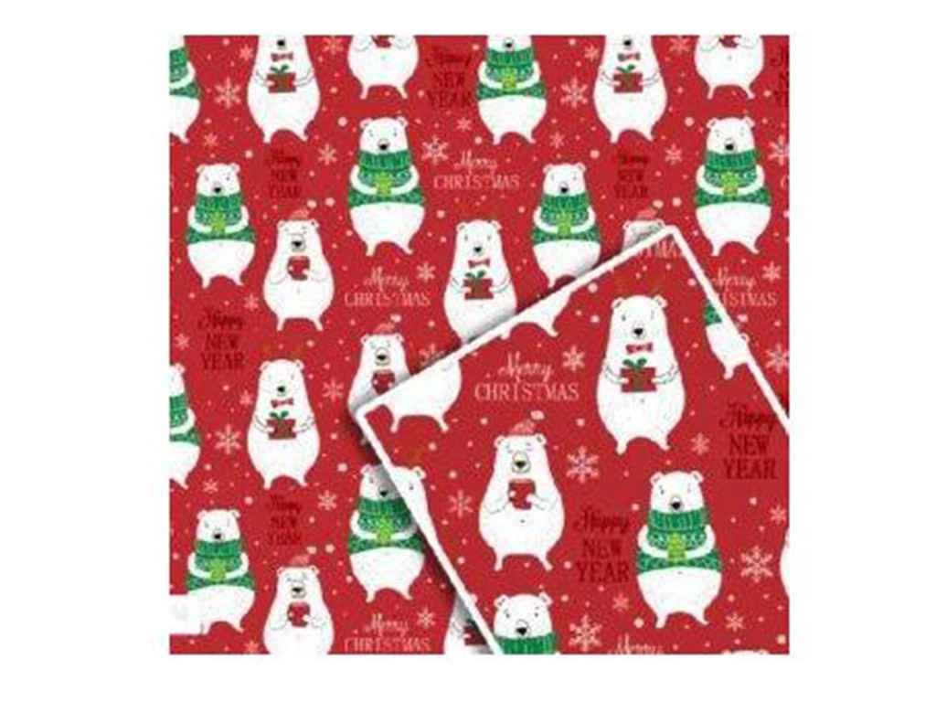 Папір пакувальний Новорічний 70*100см 10л/уп 531K ТМ УПАКОВКИН Папір пакувальний Новорічний 70*100см 10л/уп 531K ТМ УПАКОВКИН