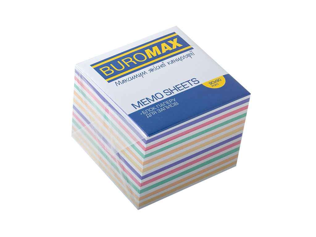 Блок паперу для нотаток Зебра 90х90х70мм., не скл. BM.2269 ТМBUROMAX Блок паперу для нотаток Зебра 90х90х70мм., не скл. BM.2269 ТМBUROMAX