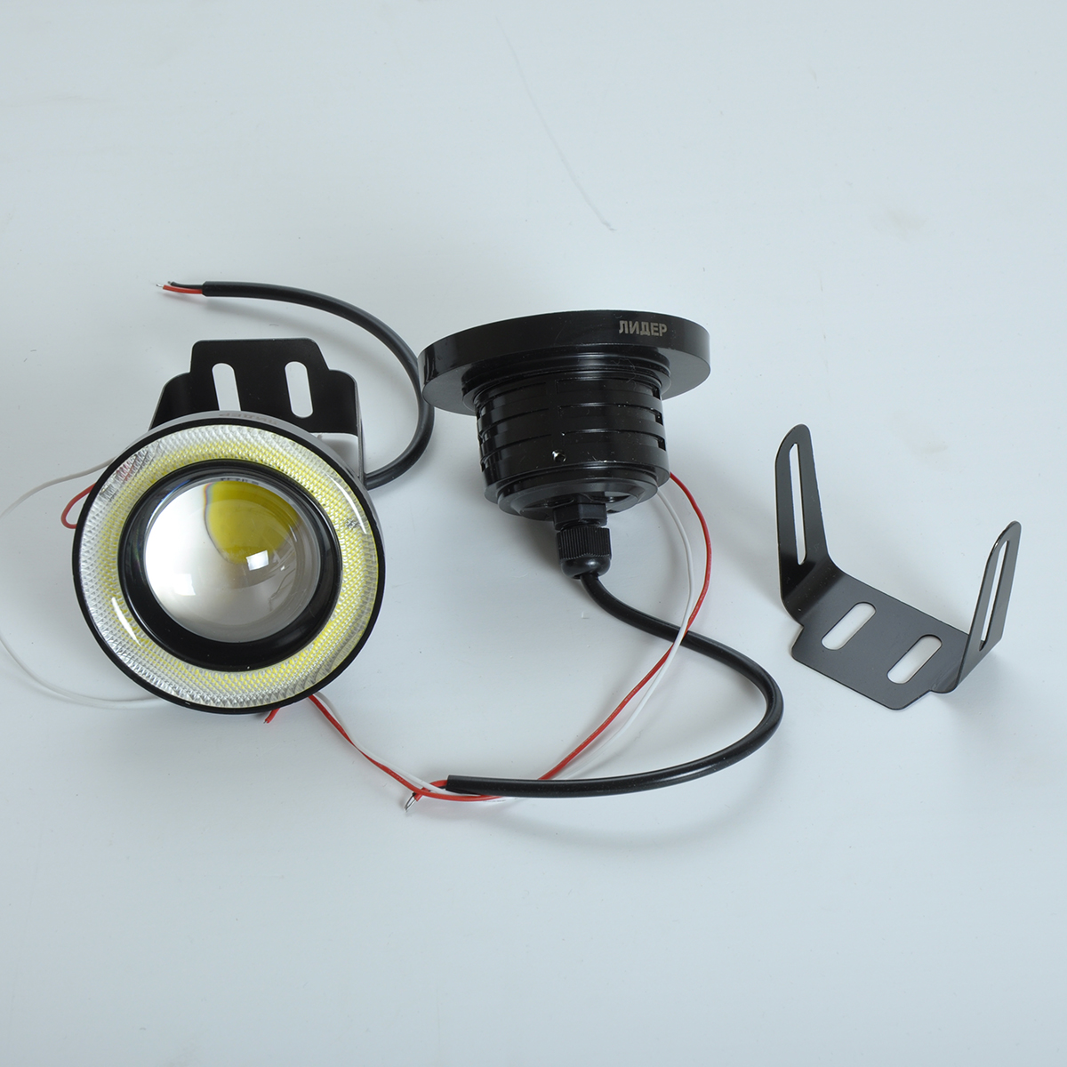 Протитуманні LED Фари Лінза з ДХО D=89мм 12V/15W 5000K/COB(2шт) 3843 Протитуманні LED Фари Лінза з ДХО D=89мм 12V/15W 5000K/COB(2шт) 3843