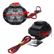 Фара-LED Круг-міні 10W (1W*6) 12V 50*55*95mm Дальнє/Spot (2шт) (пластик.корпус) JP020/19 6 Led. Зображення №2 Фара-LED Круг-міні 10W (1W*6) 12V 50*55*95mm Дальнє/Spot (2шт) (пластик.корпус) JP020/19 6 Led. Зображення №2