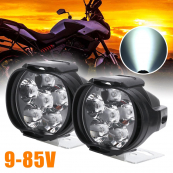 Фара-LED Круг-міні 10W (1W*6) 12V 50*55*95mm Дальнє/Spot (2шт) (пластик.корпус) JP020/19 6 Led. Зображення №3 Фара-LED Круг-міні 10W (1W*6) 12V 50*55*95mm Дальнє/Spot (2шт) (пластик.корпус) JP020/19 6 Led. Зображення №3
