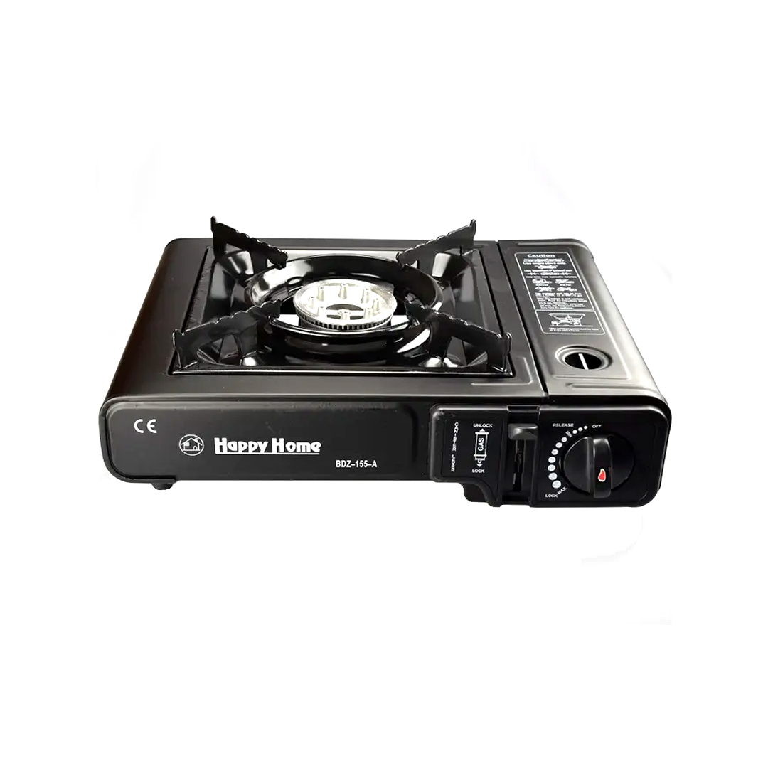 Плита газовая туристическая HAPPY HOME BDZ-155-A портативная двойного действия (4212) Плита газовая туристическая HAPPY HOME BDZ-155-A портативная двойного действия (4212)