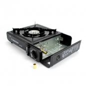 Плита газовая туристическая HAPPY HOME BDZ-155-A портативная двойного действия (4212). Зображення №7 Плита газовая туристическая HAPPY HOME BDZ-155-A портативная двойного действия (4212). Зображення №7