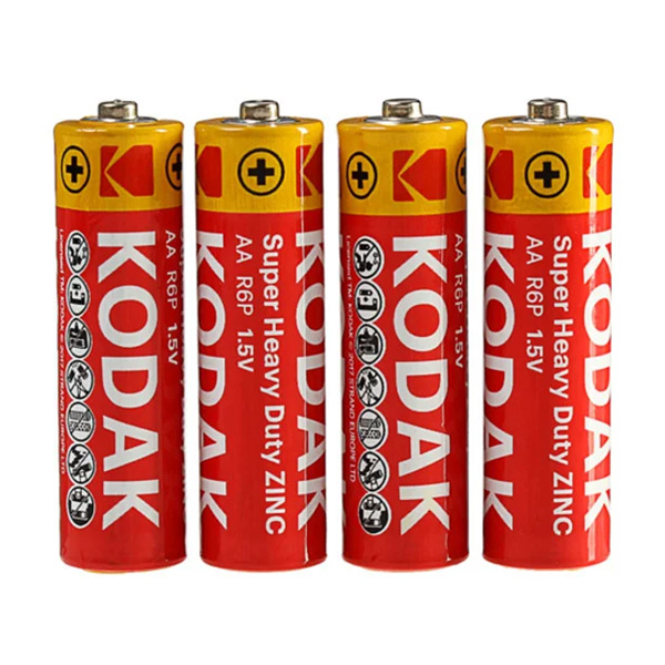Батарейка Kodak сольова R6 AA, пальчикова (4/1440шт) плівка Батарейка Kodak сольова R6 AA, пальчикова (4/1440шт) плівка