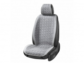 Накидки сидінь преміум класу велюр "Beltex" Monte Carlo Сірий (grey) Передні BX81250. Изображение №2
