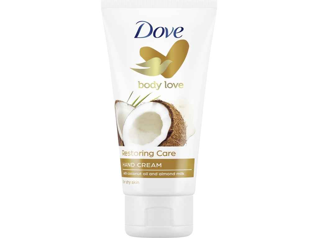 Крем для рук 75мл З кокосовою олією і мигдальним молочком ТМ Dove Крем для рук 75мл З кокосовою олією і мигдальним молочком ТМ Dove