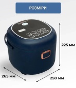 Мультиварка автомобільна рисоварка 2л 12-24-220в для легкової машини фури. Зображення №3