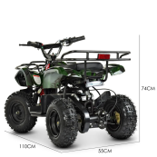 Дитячий електромобіль Квадроцикл Bambi HB-EATV800N-10 V3 до 65 кг. Зображення №2