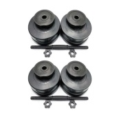 Гантели наборные композитные в пластиковой оболочке 2 шт по 25,5 кг Rock Pro NE-PL-G-025-2. Изображение №2 Гантели наборные композитные в пластиковой оболочке 2 шт по 25,5 кг Rock Pro NE-PL-G-025-2. Изображение №2