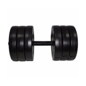 Гантель наборная композитная в пластиковой оболочке Rock pro 15,5 кг NE-PL-G-015. Изображение №2