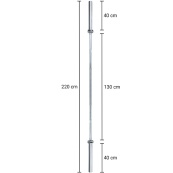 Гриф для штанги олимпийский TI-8072, 2,2 м, d- 50 мм, 15 кг. Изображение №5