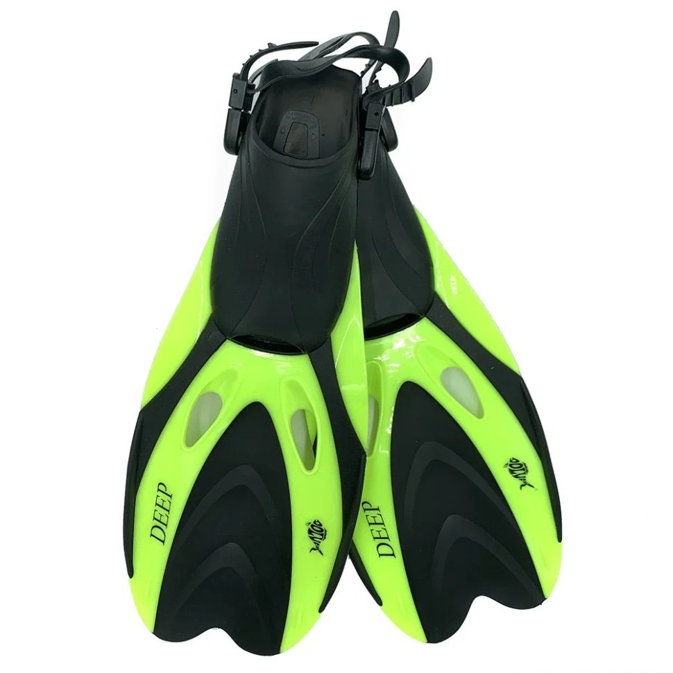 Ласты с открытой пяткой DLV Deep NE-66-43-46-Y размер L/XL 43-46 салатовые Ласты с открытой пяткой DLV Deep NE-66-43-46-Y размер L/XL 43-46 салатовые