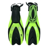 Ласты с открытой пяткой DLV Deep NE-66-43-46-Y размер L/XL 43-46 салатовые. Изображение №2 Ласты с открытой пяткой DLV Deep NE-66-43-46-Y размер L/XL 43-46 салатовые. Изображение №2