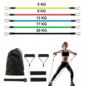 Набір еспандерів трубчастих силових "Power Strength Tube" NE-PW-5 5 шт. Зображення №3 Набір еспандерів трубчастих силових "Power Strength Tube" NE-PW-5 5 шт. Зображення №3