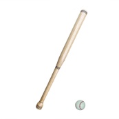 Бита деревянная для бейсбола Legioners Baseball NE-BB-70, 70 см. Изображение №2