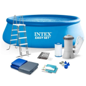 Надувний басейн сімейний Intex 26166 (457х107 см), 12430 л. Зображення №2