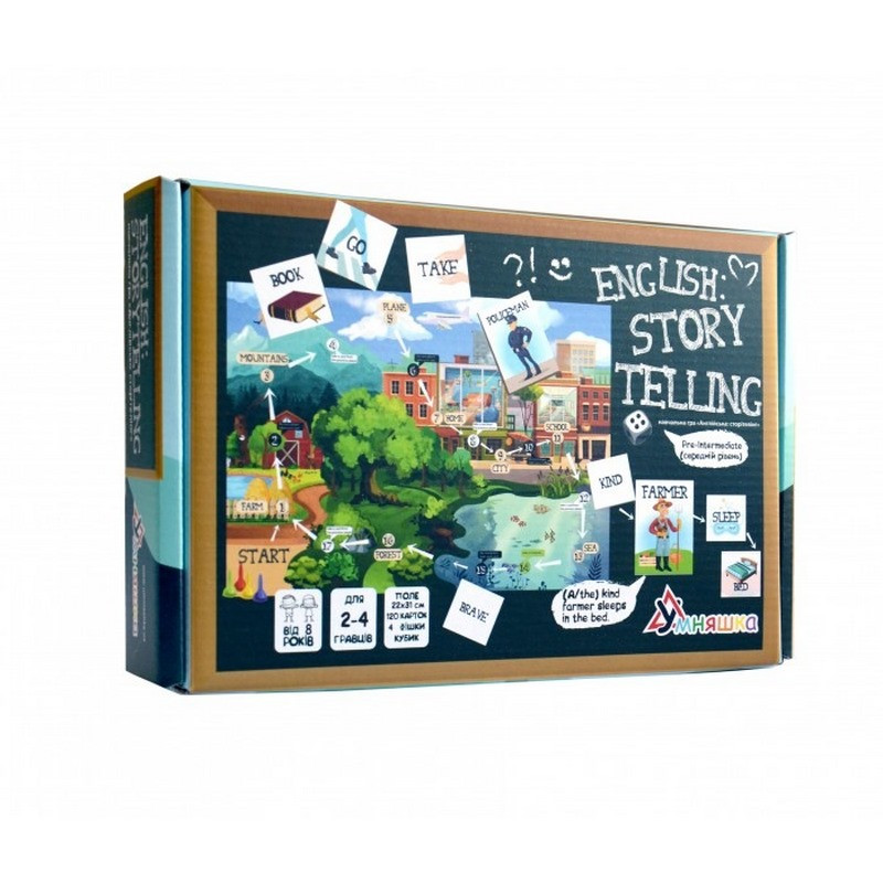 Игра обучающая настольная «English storytelling» 2101 Pre-Intermediate (A2) Игра обучающая настольная «English storytelling» 2101 Pre-Intermediate (A2)