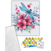 Картина по номерам "Стрекоза в цветах" 11693-AC 40x50 см. Изображение №2