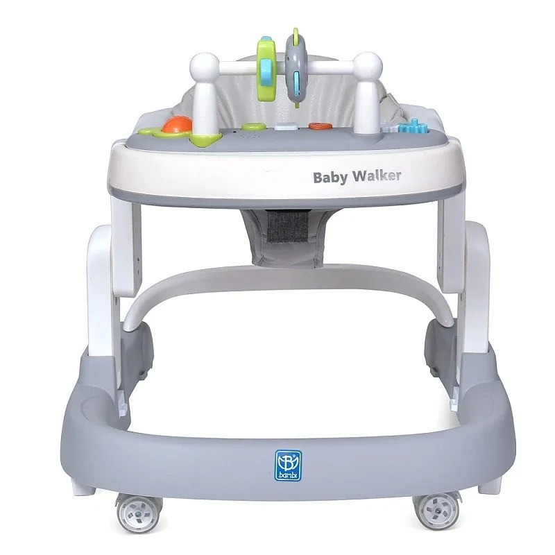 Ходунки дитячі M 5032L-11 музика, світло, сірий Ходунки дитячі M 5032L-11 музика, світло, сірий