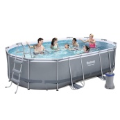 Басейн каркасний Bestway 56620 (424-250-100см), 7250 л. Зображення №2