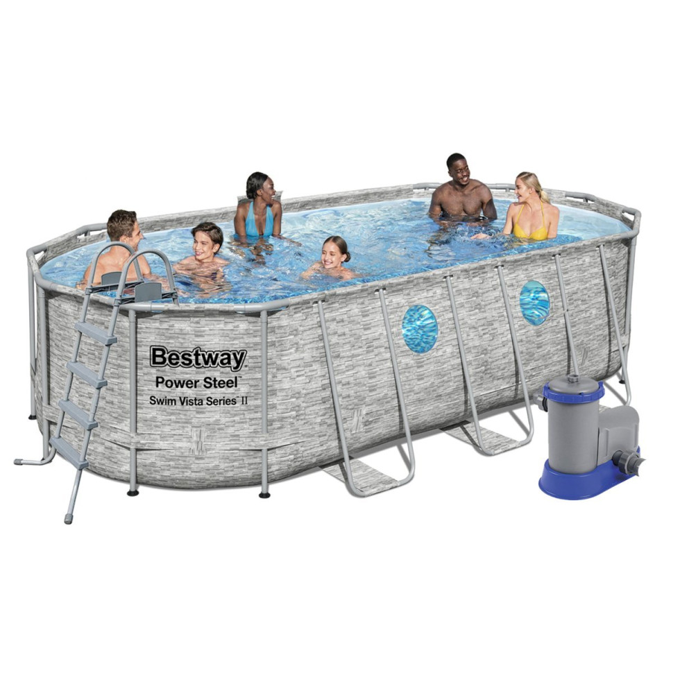 Басейн каркасний Bestway 56716 (549-274-122 см), 13430 л Басейн каркасний Bestway 56716 (549-274-122 см), 13430 л