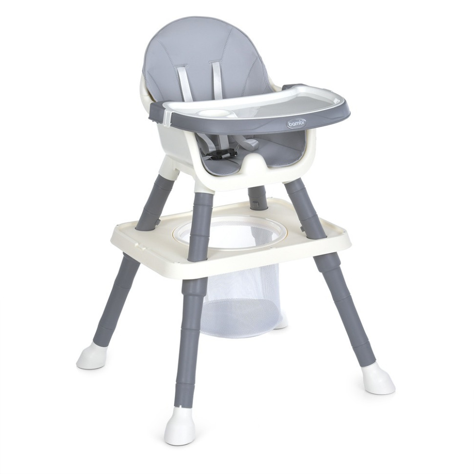 Детский стульчик для кормления 2 в 1 M 6041 Gray Детский стульчик для кормления 2 в 1 M 6041 Gray