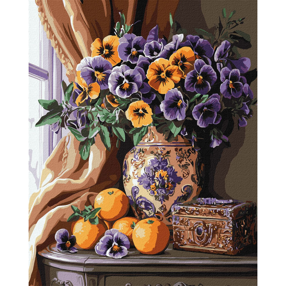 Картина за номерами "Розкішні братки" Ідейка KHO3292 40х50 см Картина за номерами "Розкішні братки" Ідейка KHO3292 40х50 см