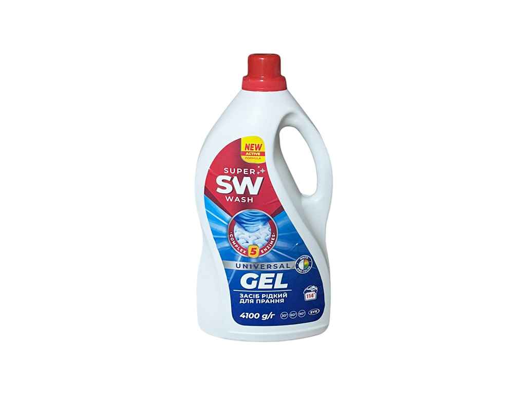 Гель для прання 4,1л рiдкий SUPER Wash Universal ТМ ПУСЯ Гель для прання 4,1л рiдкий SUPER Wash Universal ТМ ПУСЯ