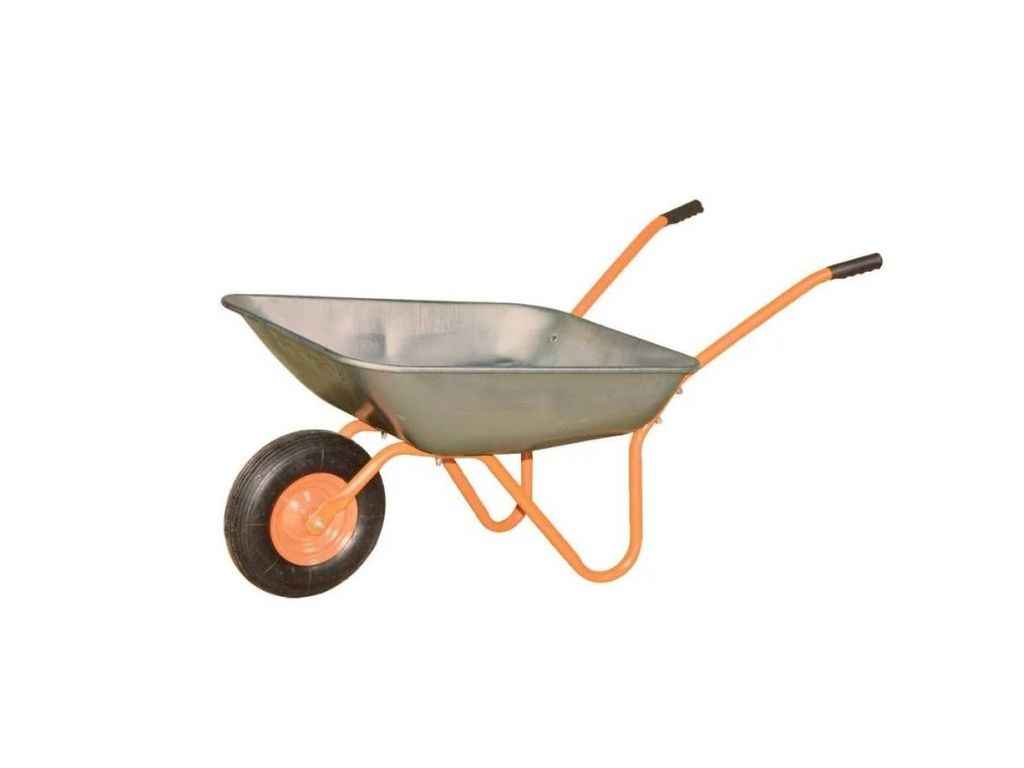 Тачка будівельно-садова 1-кол (колесо - пневматичне 3.5х8) 65л 100кг,арт.160314 ТМVITALS Тачка будівельно-садова 1-кол (колесо - пневматичне 3.5х8) 65л 100кг,арт.160314 ТМVITALS