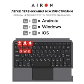 Чохол AIRON Premium для iPad 10.9 10-го покоління 2022 10.9" з клавіатурою. Изображение №12