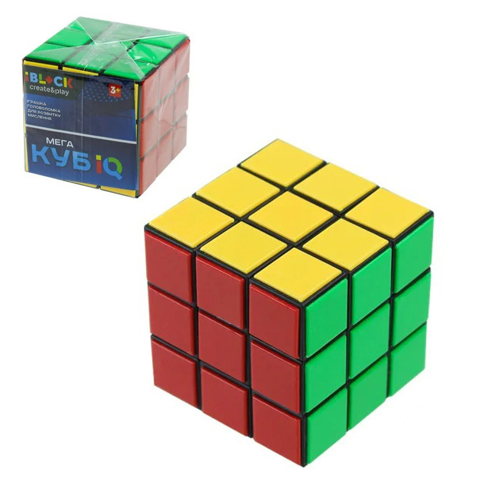 Головоломка Кубик Рубика PL-0610-01, 3 x 3 без наклеек Головоломка Кубик Рубика PL-0610-01, 3 x 3 без наклеек