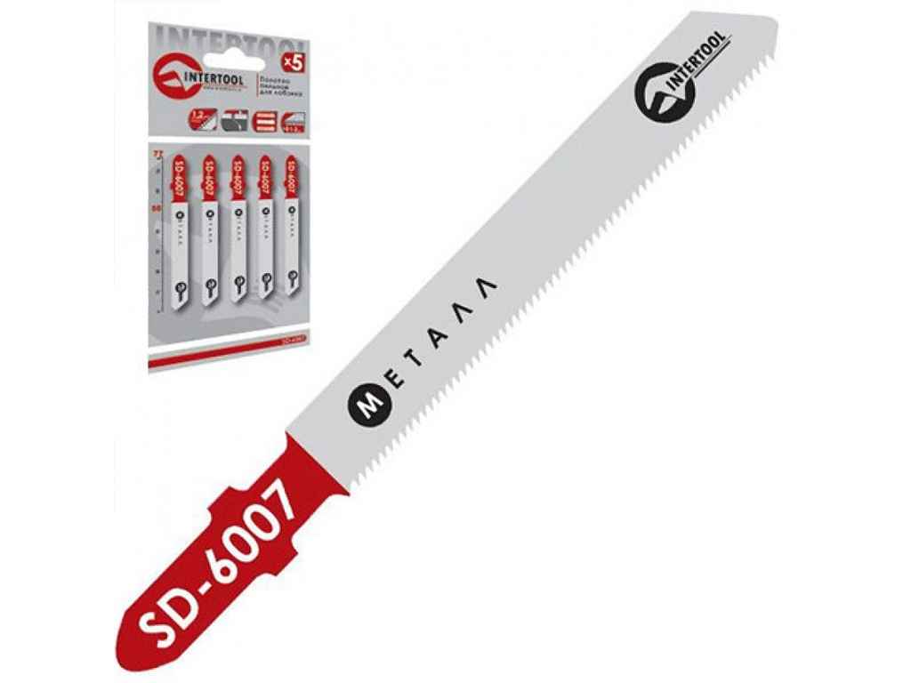 Набір полотен для лобзика 50мм 5шт. SD-6007 ТМ INTERTOOL Набір полотен для лобзика 50мм 5шт. SD-6007 ТМ INTERTOOL