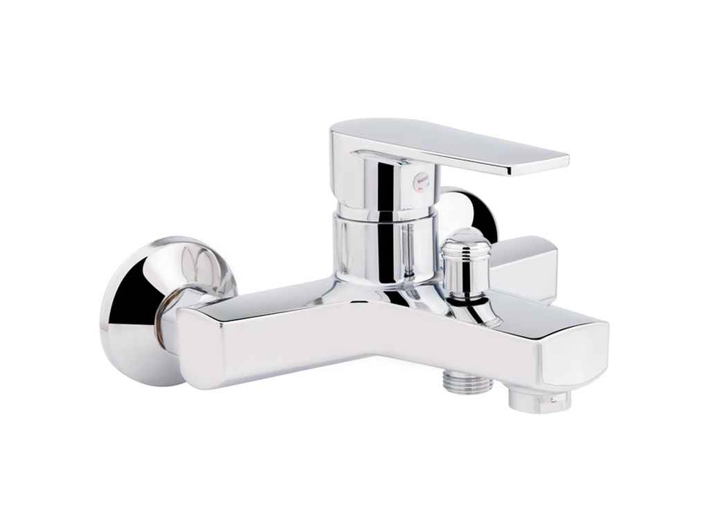 Змішувач настінний хром для ванни/короткий гусак (k35) BRIN35C006 ТМBrinex Змішувач настінний хром для ванни/короткий гусак (k35) BRIN35C006 ТМBrinex