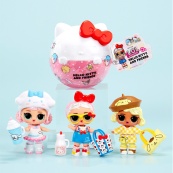 Детский игровой набор с куклой серии "Loves Hello Kitty" - Hello Kitty и друзья L.O.L. Surprise! 523840. Изображение №8