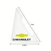 Плівка захисна для дверних КУТІВ Chevrolet силіконова прозора (4шт). Изображение №3