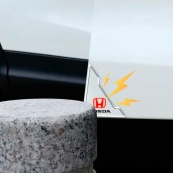 Плівка захисна для дверних КУТІВ Honda силіконова прозора (4шт). Зображення №2