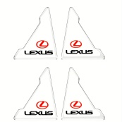 Плівка захисна для дверних КУТІВ Lexus силіконова прозора (4шт). Зображення №3