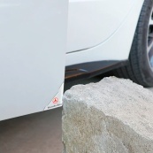 Плівка захисна для дверних КУТІВ Mercedes силіконова прозора (4шт). Зображення №2