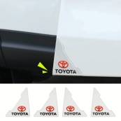 Плівка захисна для дверних КУТІВ Toyota силіконова прозора (4шт). Зображення №2