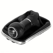 Ручка КПП с чехлом Volkswagen Golf/Jetta MK 4 (5 швидкостей) 12mm №14. Изображение №2