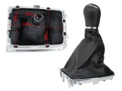 Ручка КПП с чохлом Volkswagen Golf/Jetta MK 7 (6 передач) 12mm №19. Изображение №2