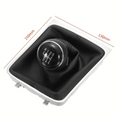 Ручка КПП з чохлом Volkswagen Passat B6 (2005-2012) пластикова ручка (R6 speed)FXVW-111/6. Зображення №2