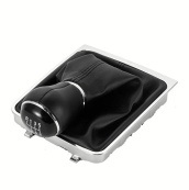 Ручка КПП с чехлом Volkswagen Passat B6 (2005-2012) кожаная ручка (R6 speed) №17 Restailing. Изображение №2
