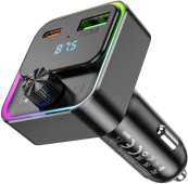 Модулятор Bluetooth "E81" "HOCO" PD30W+QC3.0 із швидкою зарядкою. Зображення №3