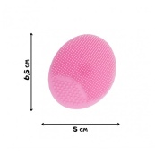 Силиконовая мочалка для купания новорожденных MGZ-0923(PInk). Изображение №2